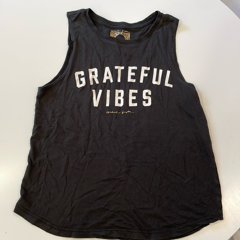 Womens spiritual gangster tank size small